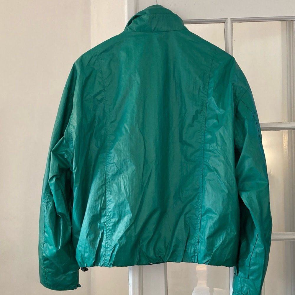 Zara Coated Windbreaker/Rain Jacket Style Bomber Jacket - Picture 13 of 16